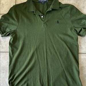 U.S. Polo Assn. Green Polo Shirt Classic Style